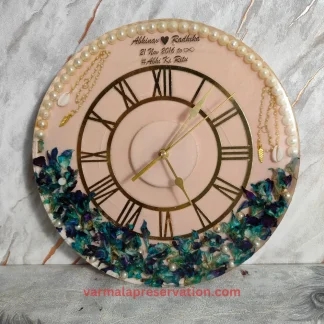 Varmala Preserved Resin Wall Clock (12 Inch)