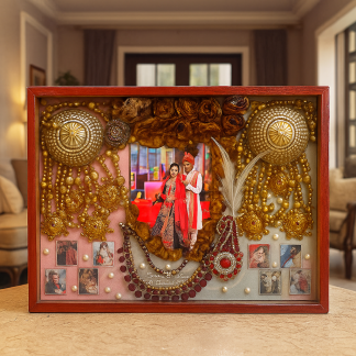Wedding Memories Preserved Rectangle Resin Frame (14*11 inch)