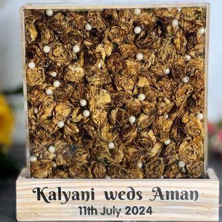 10-inch Epoxy Varmala Preservation Frame