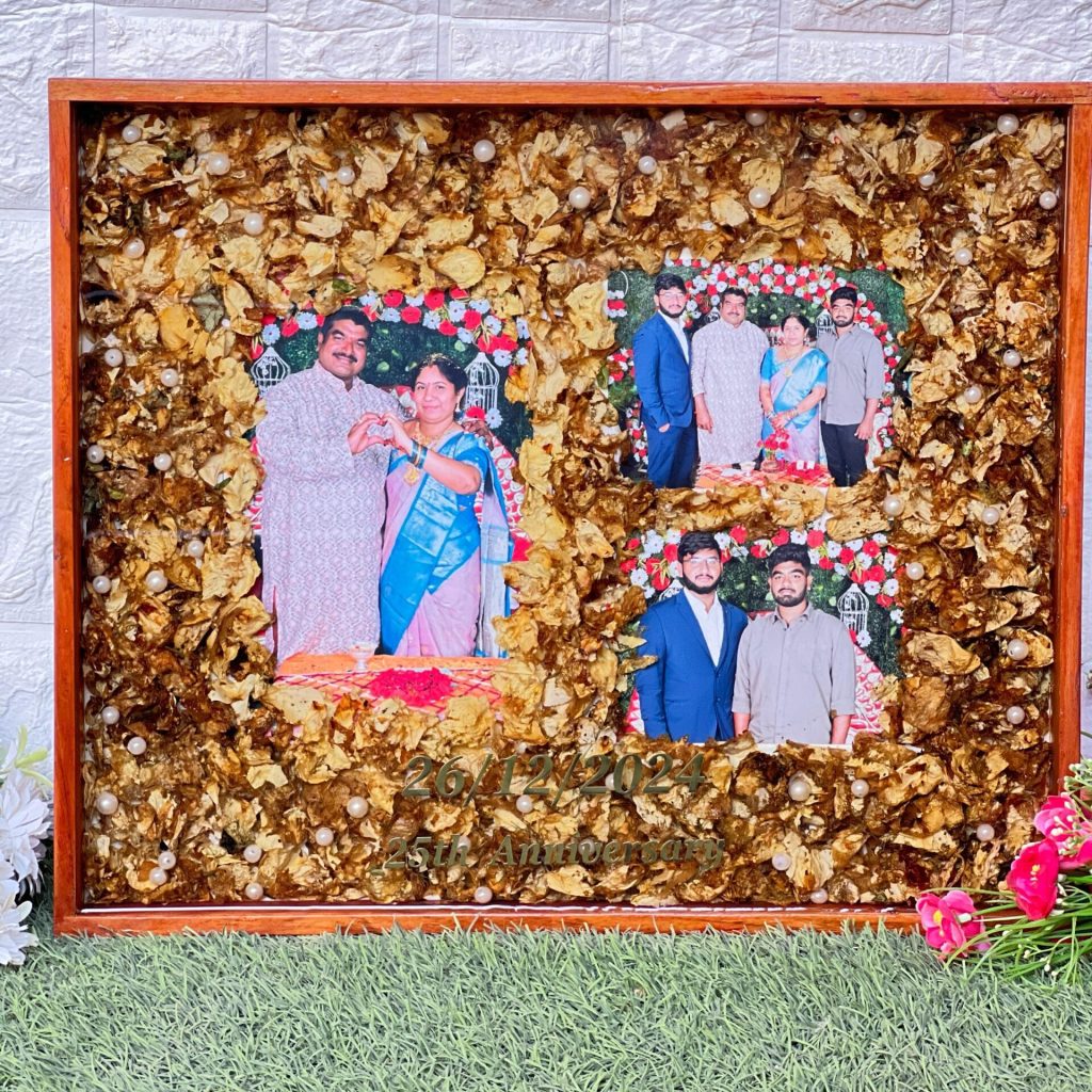 Wedding Anniversary Memory Preservation Resin Frame – 15×18 Inch