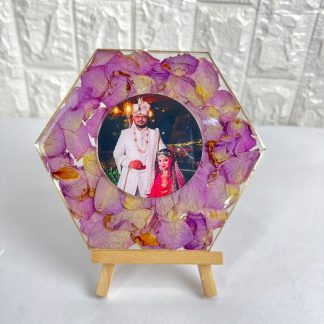 Resin Preserved Varmala Frame in (5) Inch