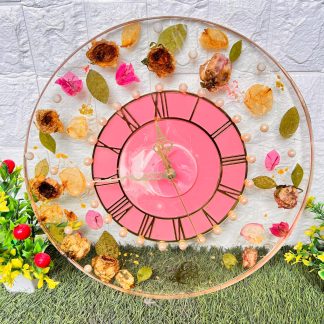 14 Inch Wedding Mala Preservation Resin Clock