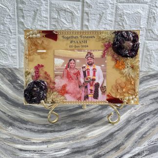 9x6 inch rectangle deep casting wedding varmala preservation frame