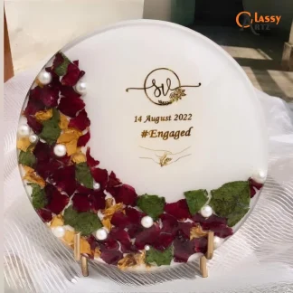 Engagement Mala Preservation Resin Frame (6,8,12 Inches)