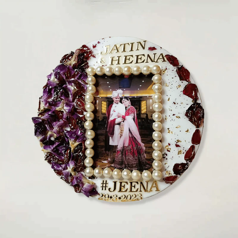 Personalized Resin Couple Photo Frame