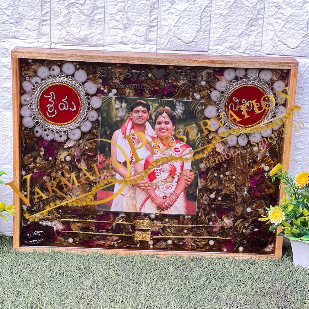 Telugu Wedding Memory Preservation Resin Frame – 12×16 Inch