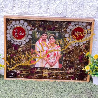 Telugu Wedding Memory Preservation Resin Frame – 12×16 Inch