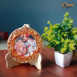 Varmala Preservation in Mini Resin Frame (4, 6 Inches)