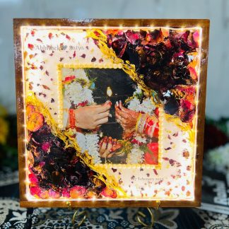 Resin Rose Preservation Frame (12x12 Inch) | Garland Photo Frame Online