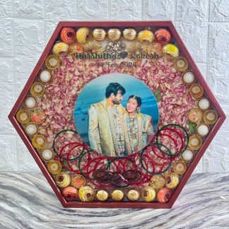 Hexagon Resin Preserved Frame ( 16 inch ) | Resin Preservation