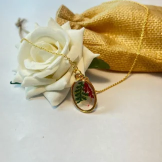 Flower Preservation Resin Pendant | Epoxy Resin Jewellery