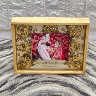 Wedding Memories with Resin Preservation ( 8 by10 Inch)