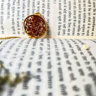 Real Flower Preserved Resin Pendant Jewelry