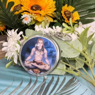 Shivji Double Side Photo Preservation Resin Keychain