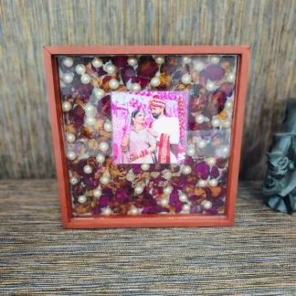 Resin Wedding Varmala Preservation Photo Frame (10 Inch)