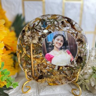 6 Inch Wedding Memories Frame Resin Preserved Flowers