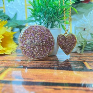 Preserve Wedding Garland Resin Keychain & Pendant