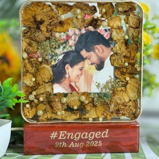 6 Inch Resin Frame With Engagement Memories