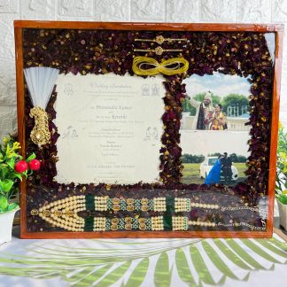 15x18 Inch Wedding Card Preservation Resin Frame