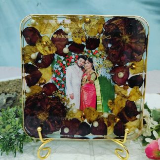 6 Inch Resin Flower Preservation Square Frame