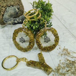 Flower Preservation Resin Keychain Set