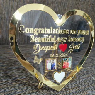 Epoxy Resin Heart-Shaped Keepsake (12 Inch)