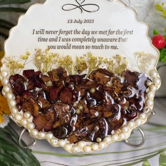 8 Inch Wedding Garland Preserve Resin Frame