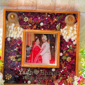 Wedding Jaimala Preserve Photo Resin Frame – 12 Inch