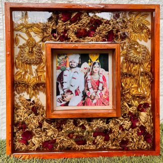 Shaadi Varmala Photo Preservation Resin Frame – 12×12 Inch