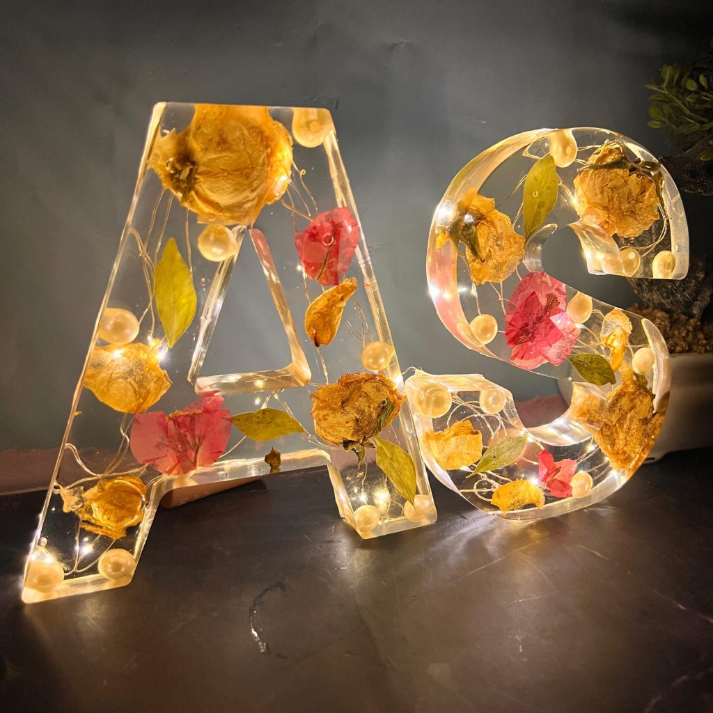 6 Inch Varmala Preserved Letter Frame