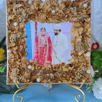 8 Inch Preserve Wedding Mala Resin Frame