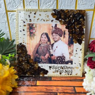 10 Inch Resin Jaimala Preservation Frame For Wedding Memories